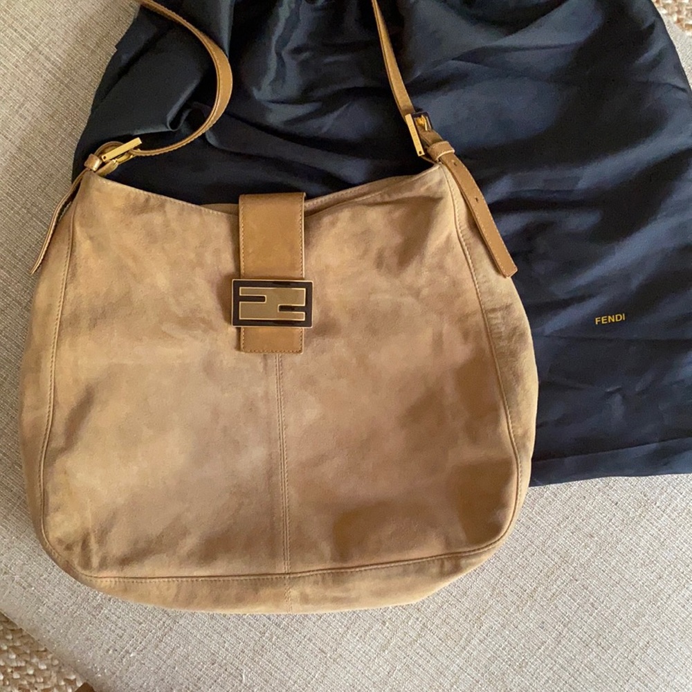 Vintage Fendi Suede Bag Circa 70’s-80’s